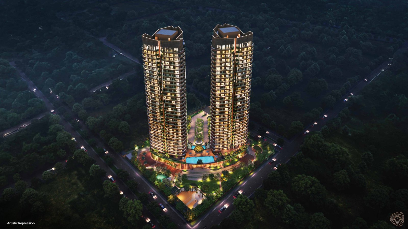 Eldeco Terra & Sol — Sector 80, Gurugram aerial view